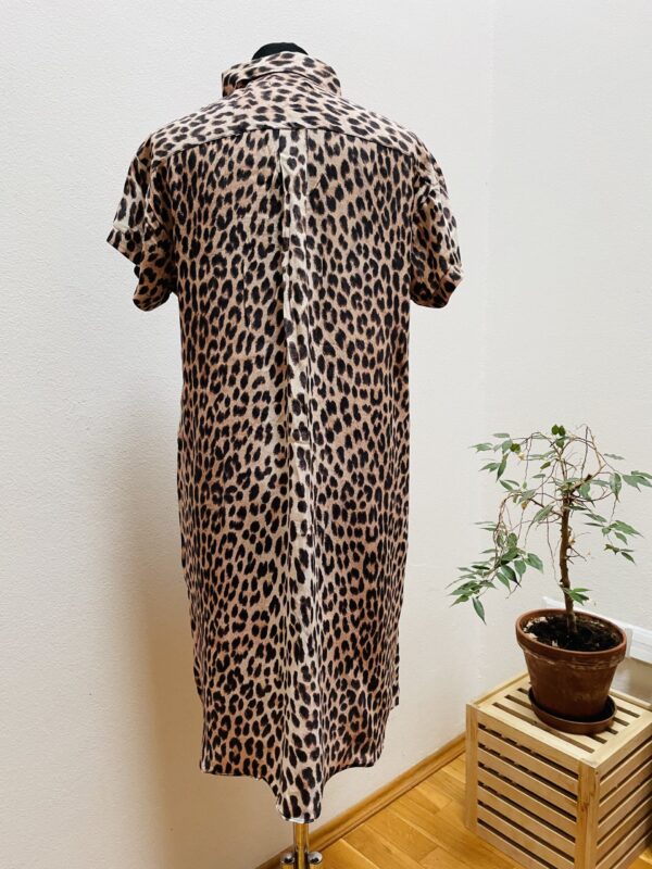 LEOPARD SHIRT DRESS - Image 2