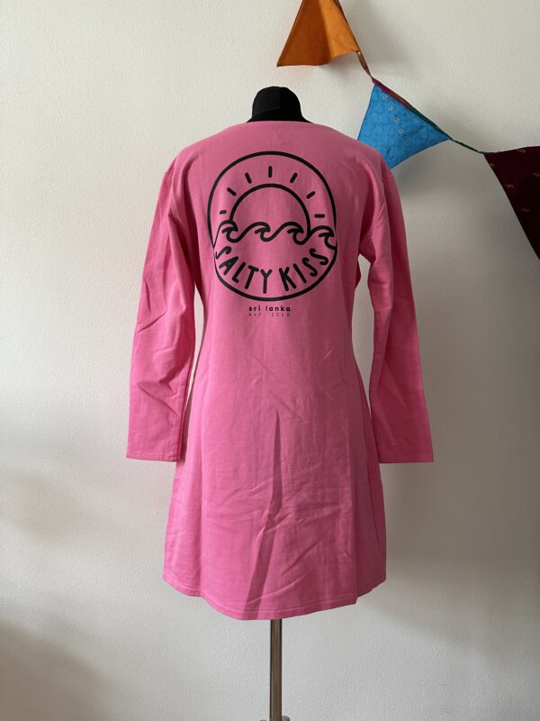 COMFY SWEAT DRESS SLIM PINK - Image 2