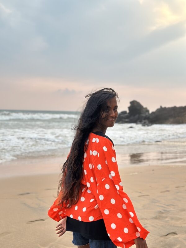DOTS ORANGE KIMONO - Image 3